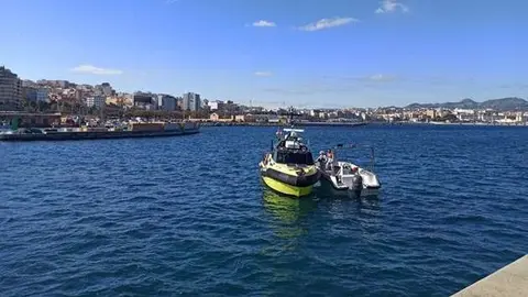 simulacro en el puerto