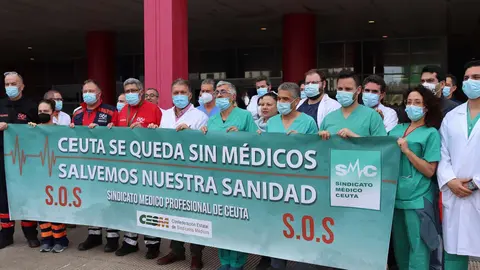 Manifestaci&oacute;n de los m&eacute;dicos de INGESA en huelga