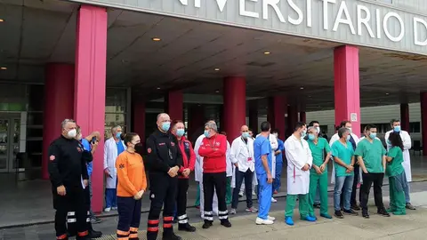 Concentraci&oacute;n huelga m&eacute;dicos INGESA