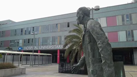 Hospital, estatua doctor&nbsp;Abdelkrim