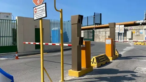 Acceso a la zona portuaria (Cedida)