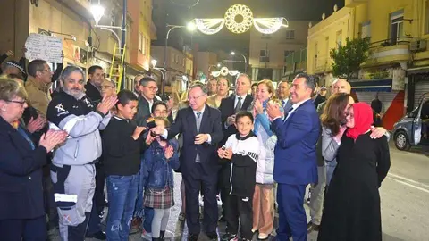 Acto de inauguraci&oacute;n del alumbrado
