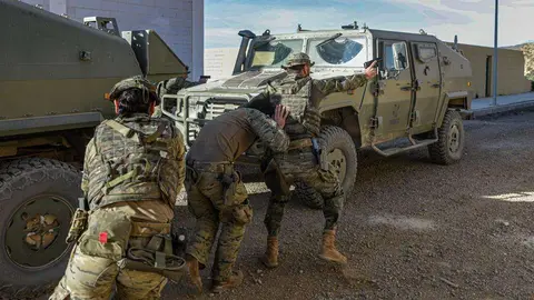 Contingente de la COMGECEU desplegado en Almer&iacute;a para continuar con su preparaci&oacute;n de cara a la misi&oacute;n 'Apoyo Irak' (Alpha India)