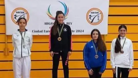 Candela Mu&ntilde;oz, medalla de oro en el Internacional de Karate en Arganda del Rey