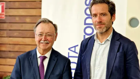  Juan Vivas y Borja S&eacute;mper tras su comparecencia de este lunes / Laura Ortiz 