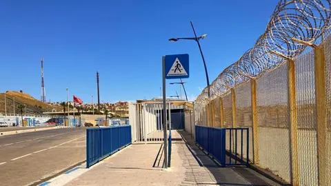 Frontera del Tarajal, por Marruecos (Cedida)