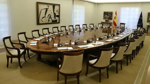 Sal&oacute;n del Consejo de Ministros (MONCLOA)