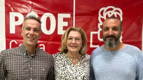 Miguel Se&ntilde;or, Blanca G&oacute;mez y Adil Mohamed