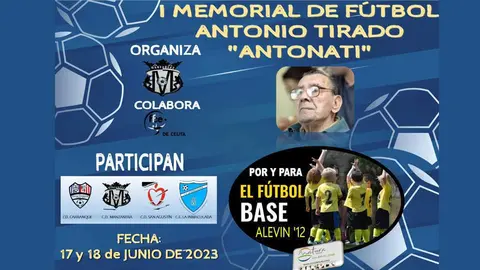 Cartel anunciador del Memorial Atonio Tirado &laquo;Antonati&raquo; (CEDIDA)