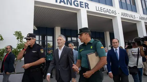 Grande-Marlaska visita el puerto de Algeciras (M.I.)