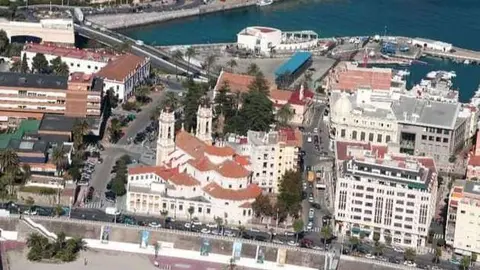 Vistas a&eacute;reas y panor&aacute;micas de Ceuta