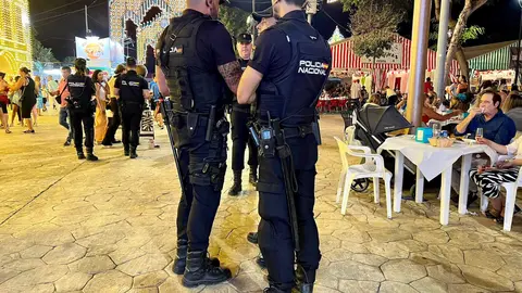 Polic&iacute;a Nacional en el Recinto Ferial