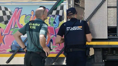 Operaci&oacute;n Feriante zona de pre-embarque del Puerto