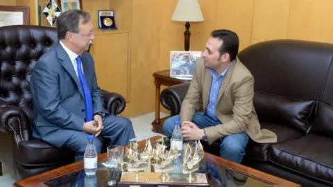  Vivas y Redondo, durante una reuni&oacute;n en la anterior legislatura/ Archivo 