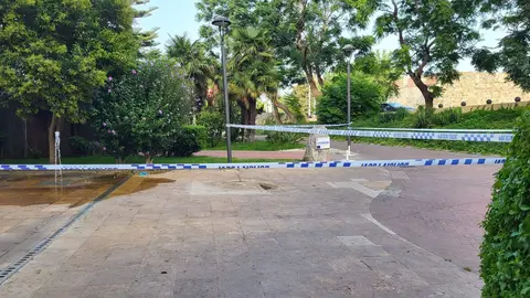 Jardines de la Argentina, precintados