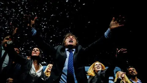 Javier Milei, presidente de La Libertad Avanza, ganador de las PASO