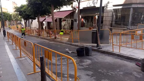 Obras ACEMSA calle Cervantes