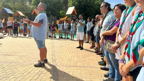 Scouts ceuta en el Parque de San Amaro
