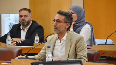 Sebasti&aacute;n Guerrero, durante la sesi&oacute;n de control del pleno / Alejandro Castillo