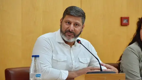 Mustafa durante una de sus intervenciones./Alejandro Castillo 