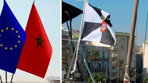 bandera de marruecos bandera de ceuta