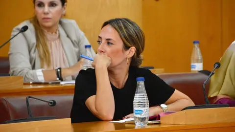  Orozco escuchando la intervenci&oacute;n de Mustafa durante la interpelaci&oacute;n por las contrataciones de Cultura./Alejandro Castillo 