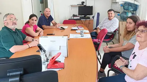 Un momento de la reuni&oacute;n (CEDIDA) Centro Social de Mayores