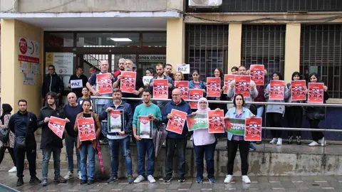 CCOO de Ceuta se une en apoyo al pueblo palestino