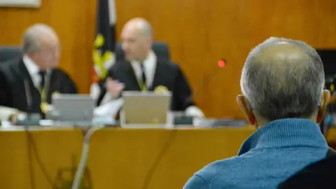 Sala de la Audiencia Provincial donde se est&aacute; desarrollando el juicio por el Caso Emvicesa  (Alejandro Castillo)
