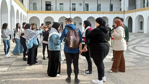 La concentraci&oacute;n por Palestina en el Campus de Ceuta ha quedado en indignaci&oacute;n (L.P.)