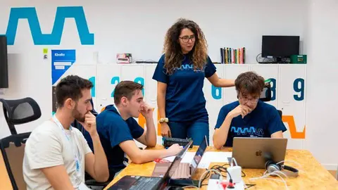 Paola Casta&ntilde;o en las instalaciones de Ceuta Open Future, el &Aacute;ngulo (Archivo)