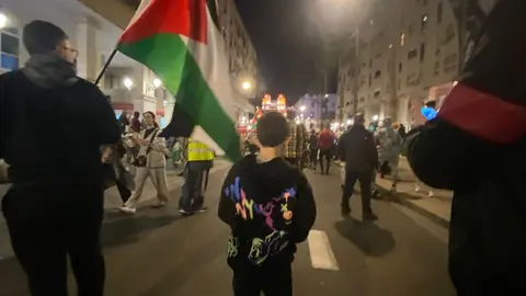 Manifestaci&oacute;n &laquo;Ceuta con Palestina&raquo;