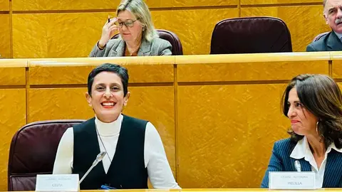 Kissy Chandiramani, en el Senado (Cedida)