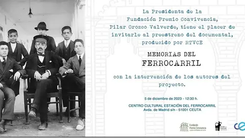 documental &ldquo;Memorias del Ferrocarril&rdquo;