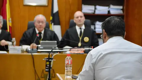  Uno de los peritos llamados por la Defensa de L&oacute;pez para rebatir los informes policiales./Alejandro Castillo 