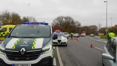 Control de carretera de la Guardia Civil (CEDIDA)