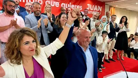 Montero, durante su intervenci&oacute;n en un mitin del PSOE (C.A.)