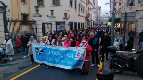 Manifestaci&oacute;n &laquo;Todos por una sanidad digna&raquo;