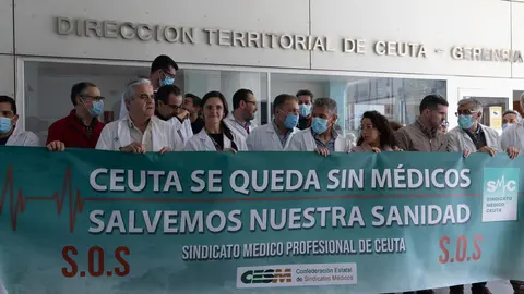 Se cumplen 10 meses de huelga m&eacute;dica en Ceuta