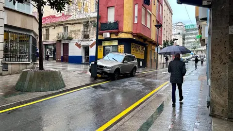 Lluvia paraguas