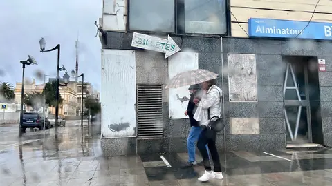 Lluvia paraguas