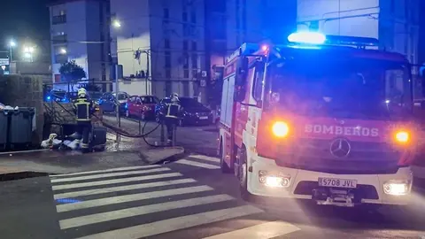Intervenci&oacute;n de los bomberos en el Mixto (C.A.)
