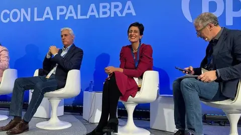 Chandiramani durante su intervenci&oacute;n en una de las mesas redondas celebradas durante la Interparlamentaria del PP