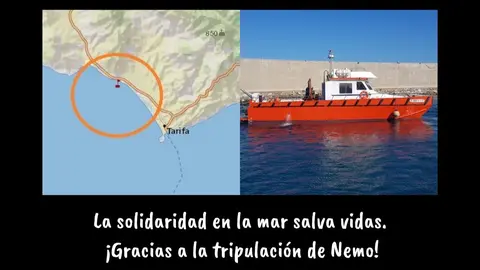 Agradecimiento de Salvamento Mar&iacute;timo
