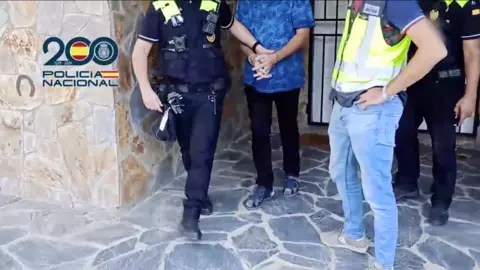 Momento de la detenci&oacute;n / Polic&iacute;a Nacional