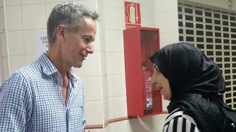 Miguel Se&ntilde;or, durante la campa&ntilde;a de las elecciones generales