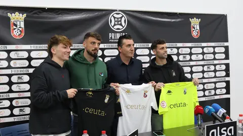 Rodri R&iacute;os, Manu Rico y Cristian Rodr&iacute;guez: los "tres astros" de la AD Ceuta FC