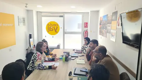 Reuni&oacute;n de Ceuta Ya! y la delegaci&oacute;n de Ceuta del Colegio Oficial de Logopedas de Andaluc&iacute;a (Cedida)