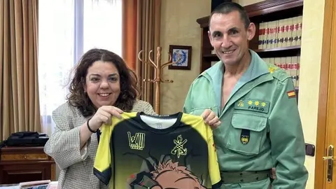 Cristina P&eacute;rez, con la camiseta de la Cuna