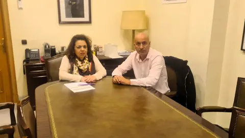 Rachid Sbihi y Cristina P&eacute;rez